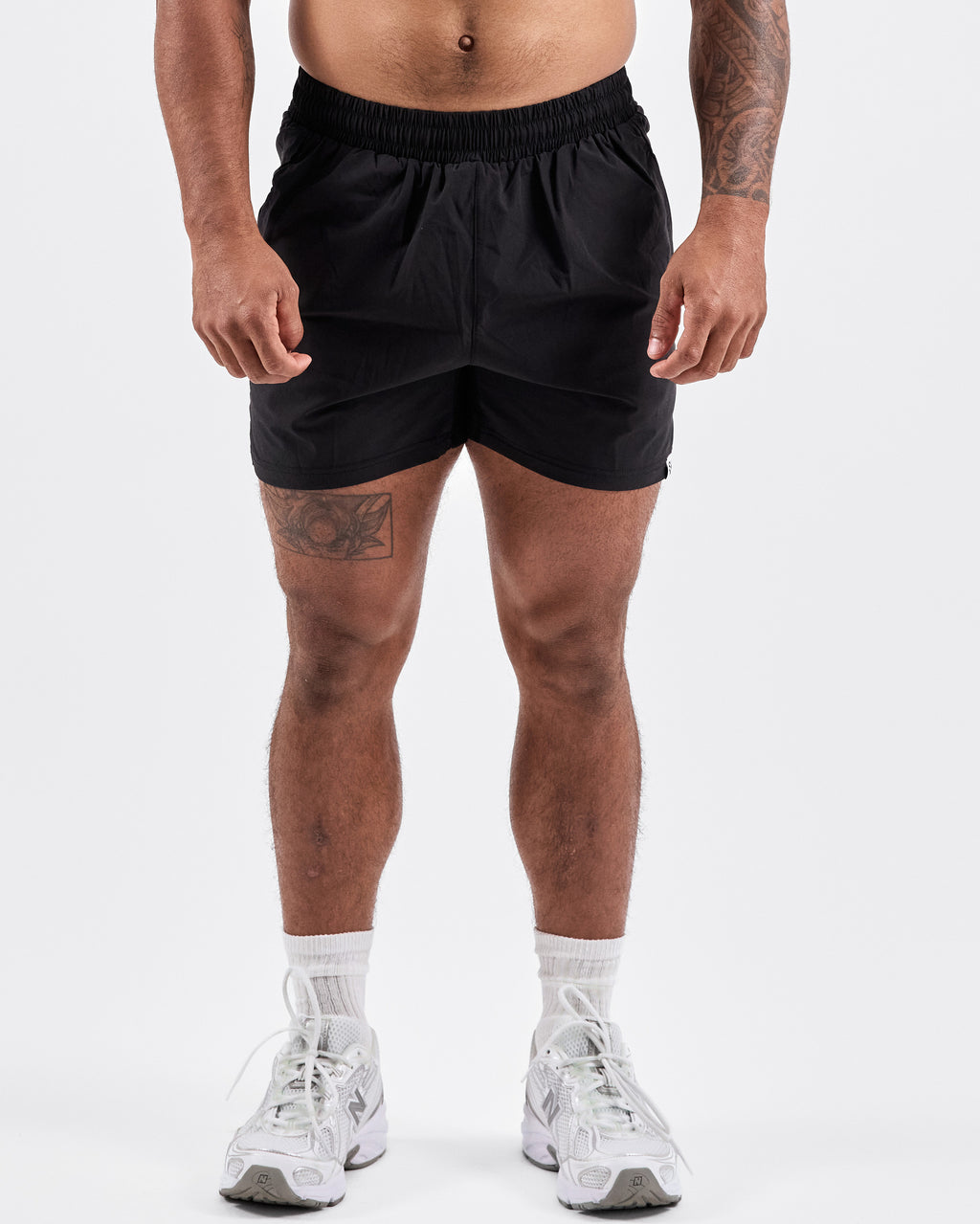 4" Running Shorts — Jet Black