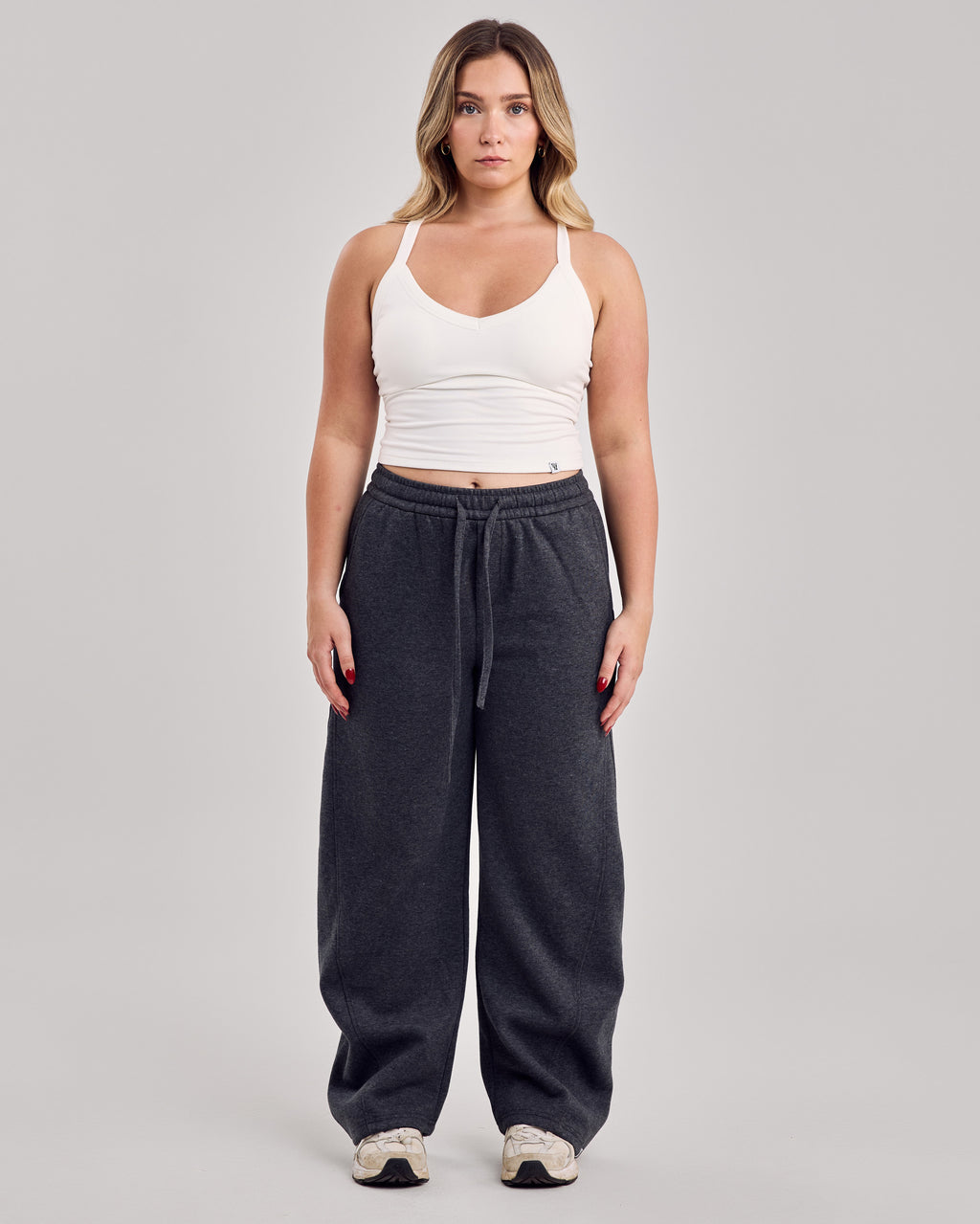 Barrel Jogger Pants — Stone Gray