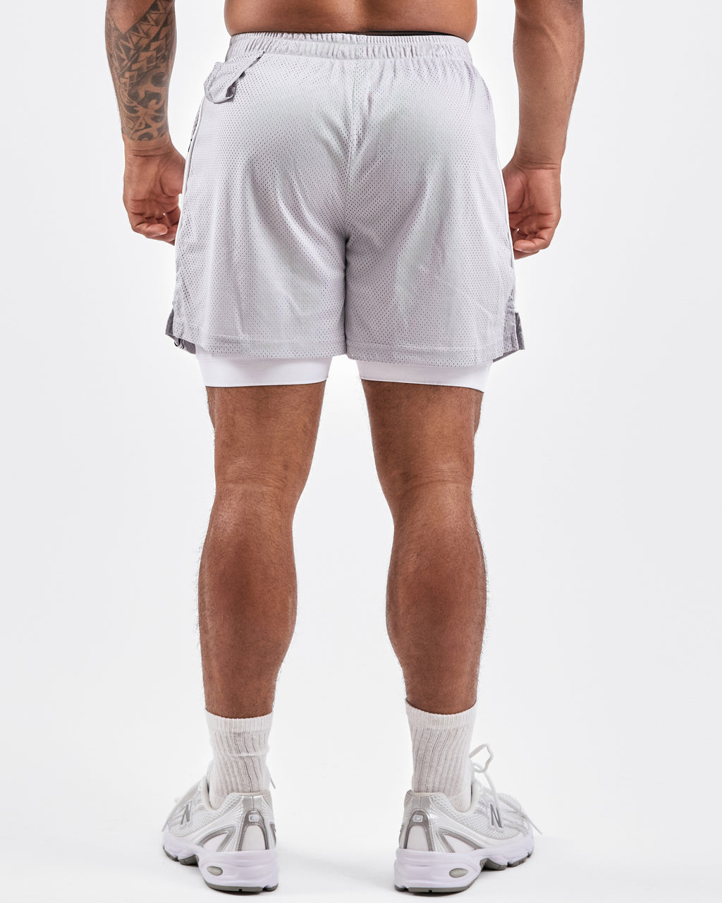 1994 Mesh Shorts — Muted Gray