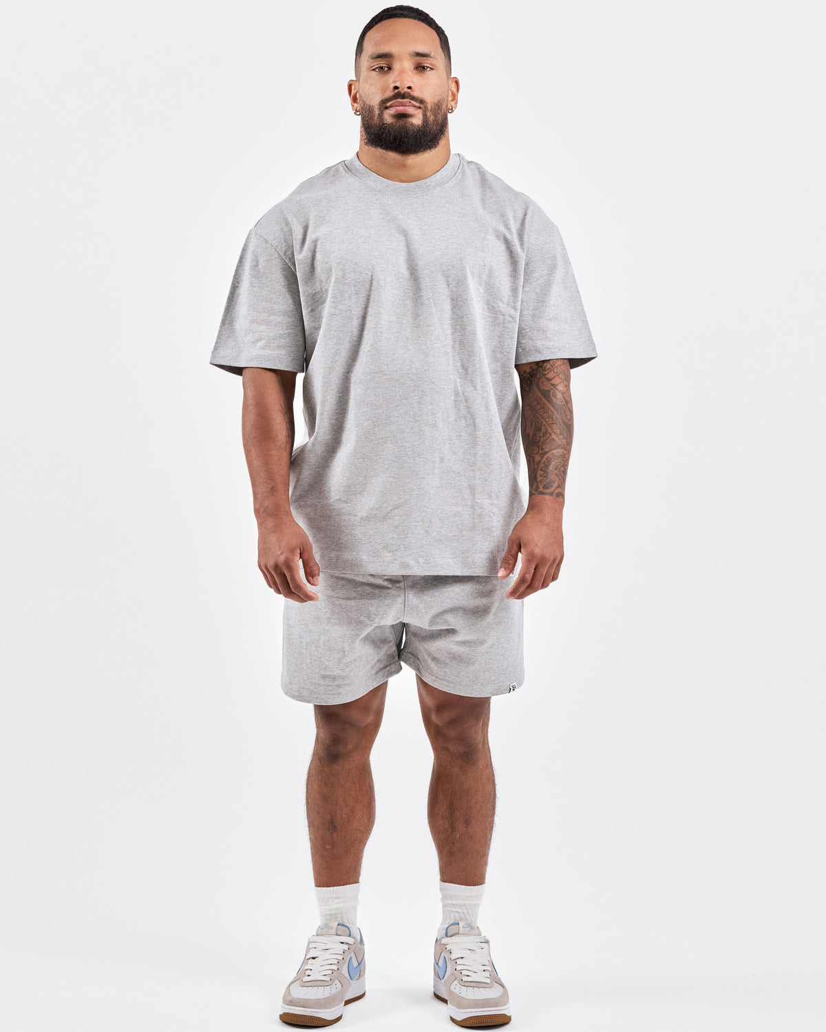 Unisex Essential Oversized Cotton T-Shirt — Just Gray