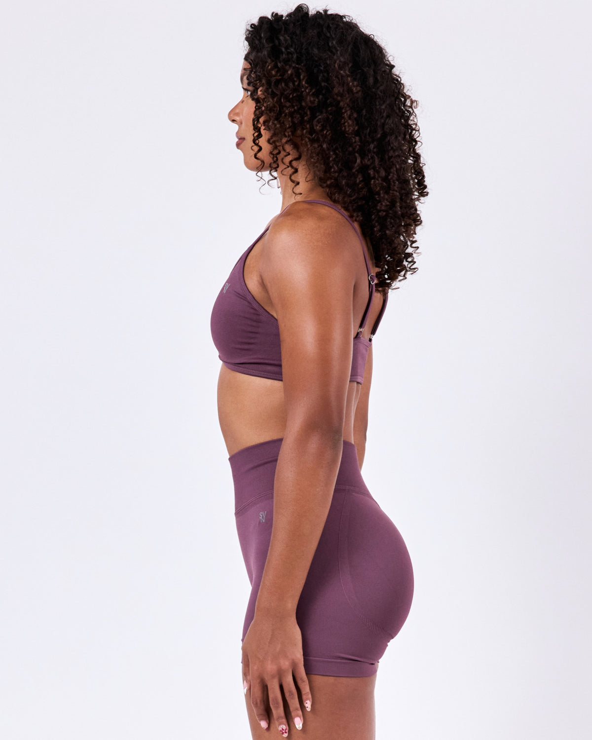 Sculpt Bra — Eggplant