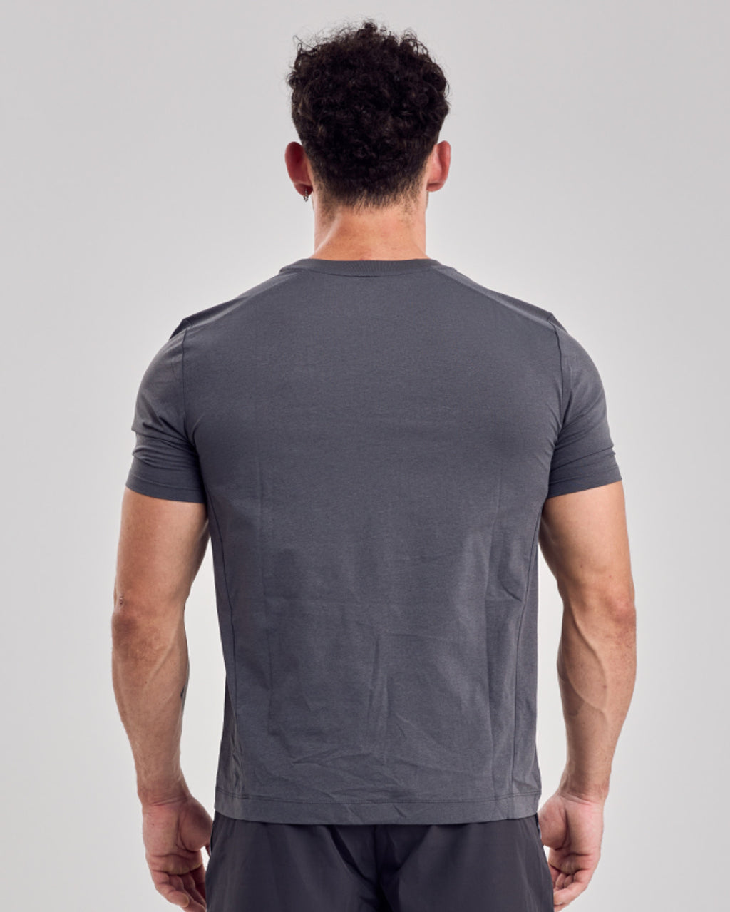 Structured Fitted T-Shirt — Leach Gray