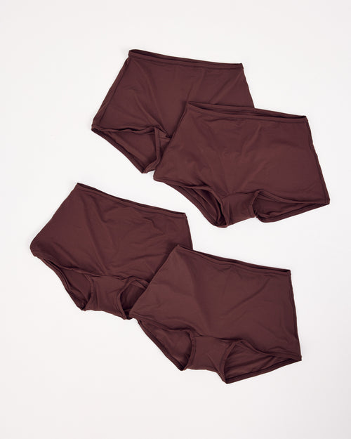 4 Pack Invisible Boxer - Unity Set — Walnut