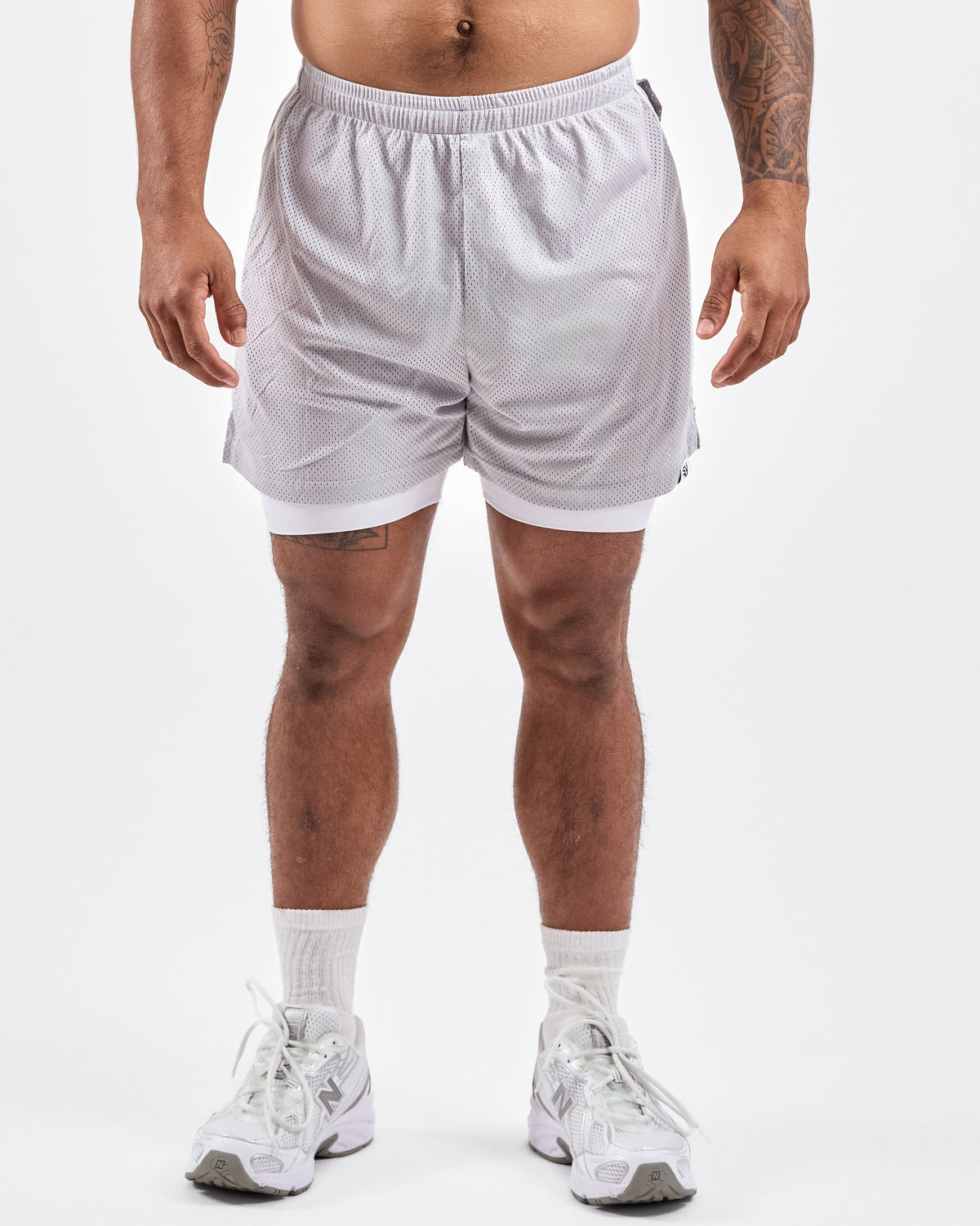 1994 Mesh Shorts — Muted Gray