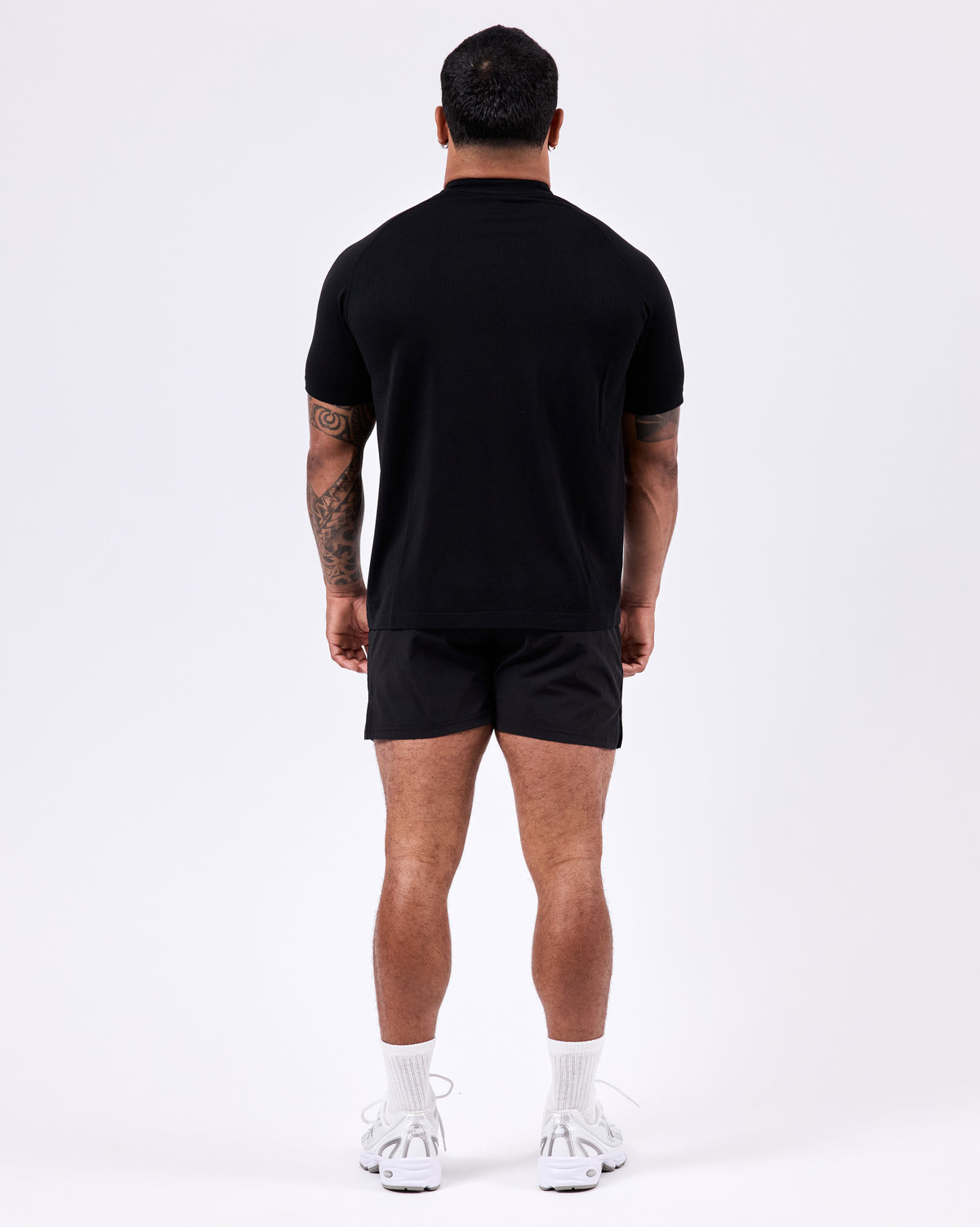 Short Sleeve Fitted Jersey — Jet Black