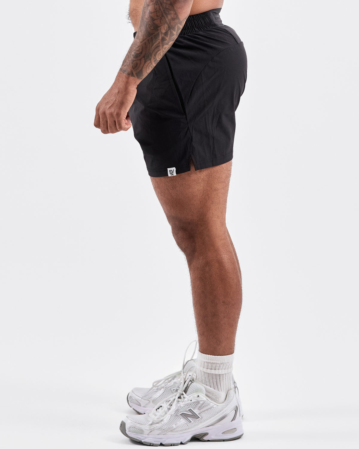 4" Running Shorts — Jet Black