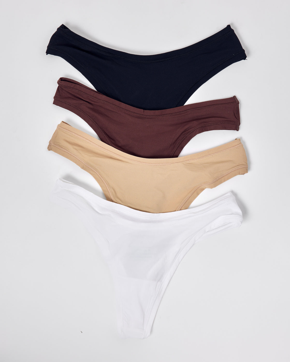 4 Pack Invisible Thong -  Multi Set