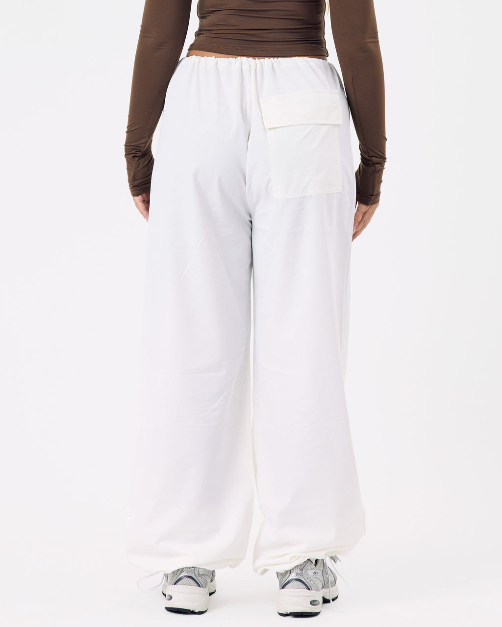 Adjustable Cargo Parachute Pants — Off White