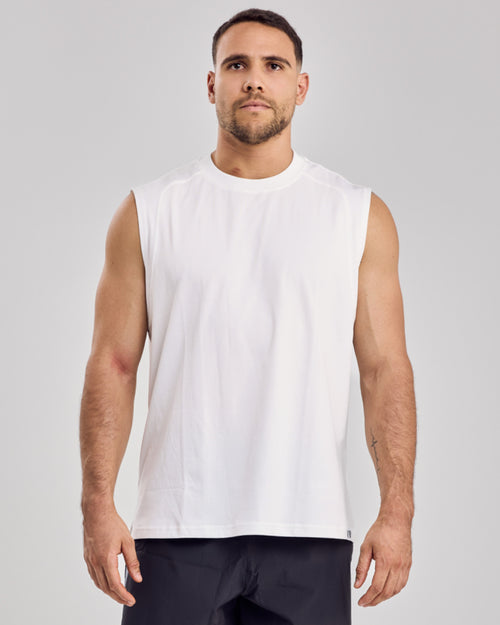 190 Straight Tank Top — Off White