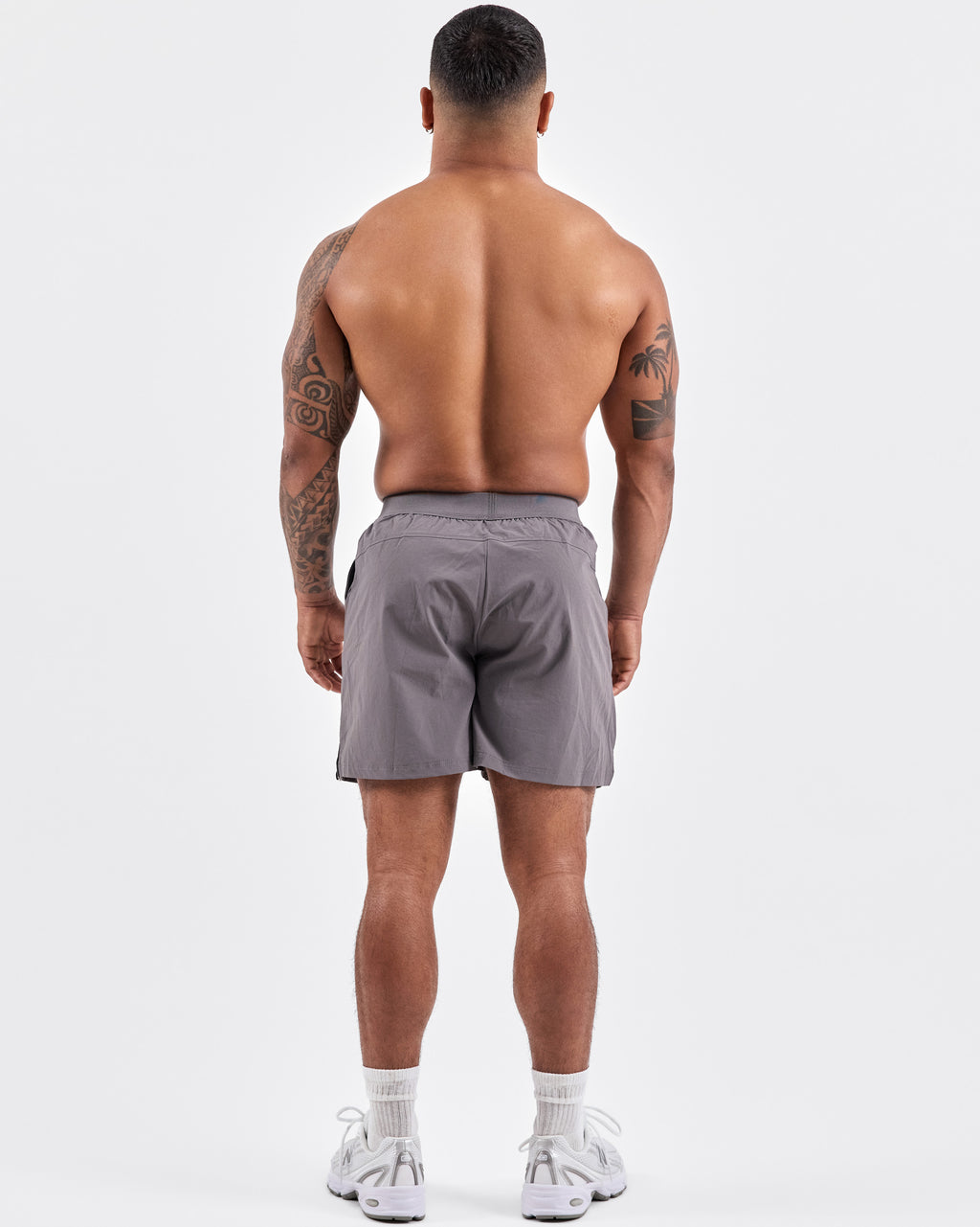 5" Laceless Shorts — Gray