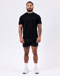 Short Sleeve Fitted Jersey — Jet Black