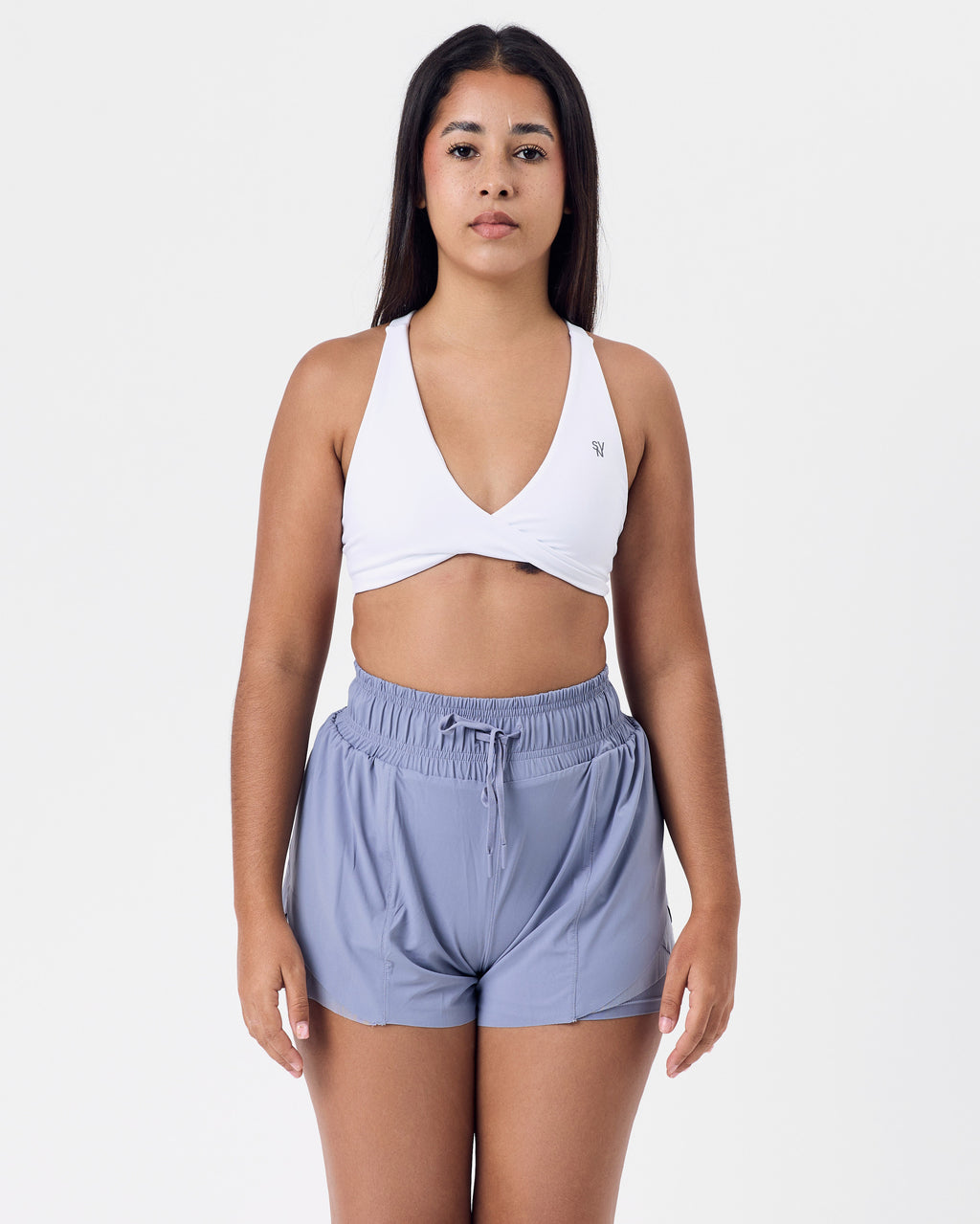 Twisted Front Bra — Off White