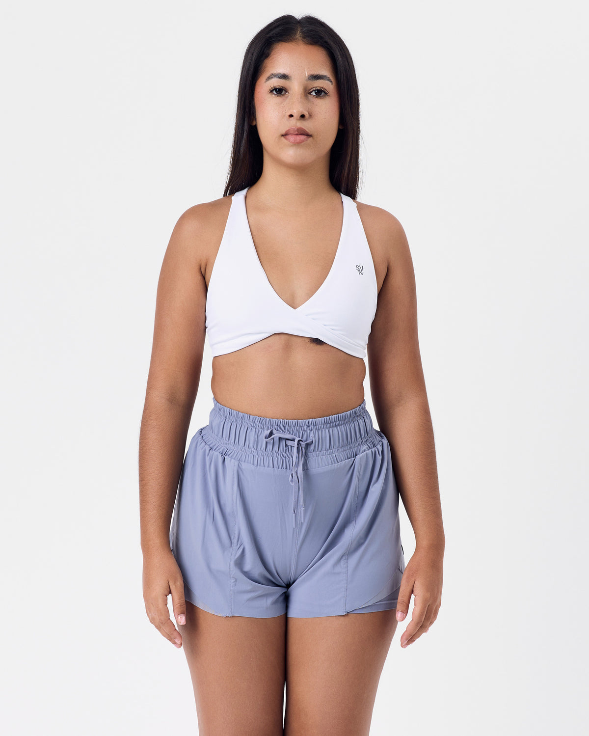 Twisted Front Bra — Off White