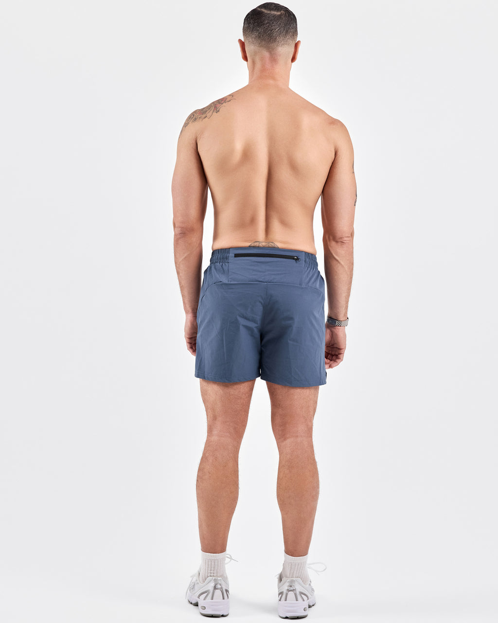 4" Running Shorts — Blue