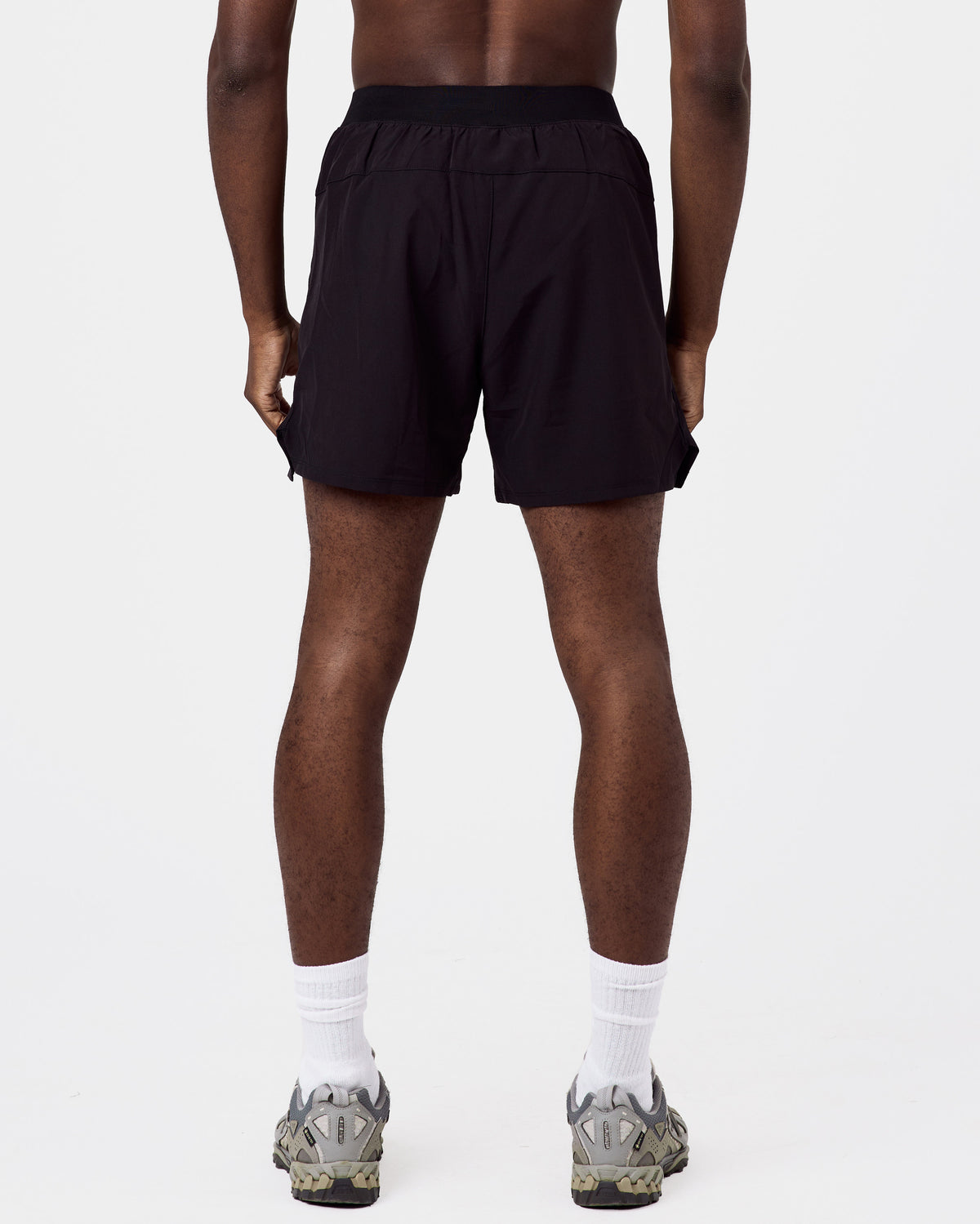 7" Hidden Liner Shorts — Jet Black