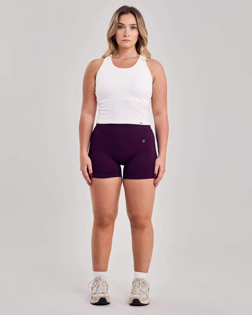 Vital Seamless Scrunch Shorts — Plum