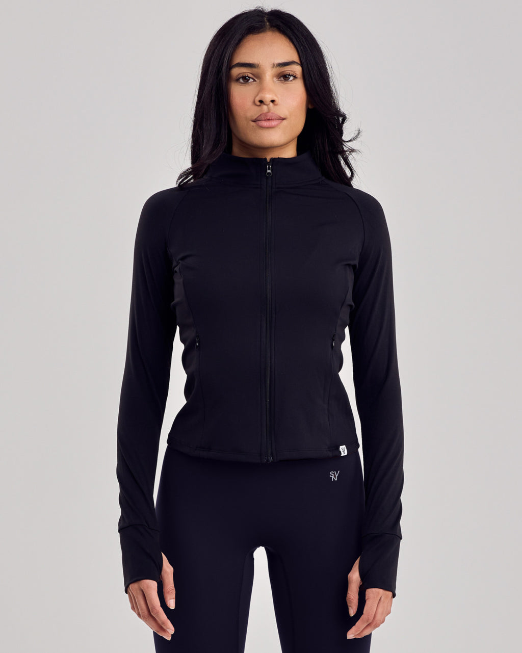 Nova Fitted Jacket — Jet Black