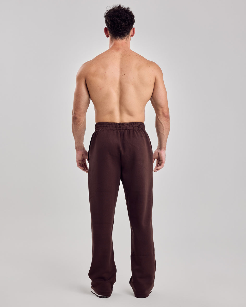 Comfort Oversized Jogger Pants — Warm Brown