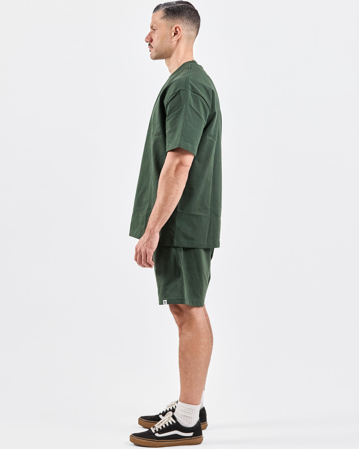 Unisex Essential Oversized Cotton T-Shirt — Forest Green