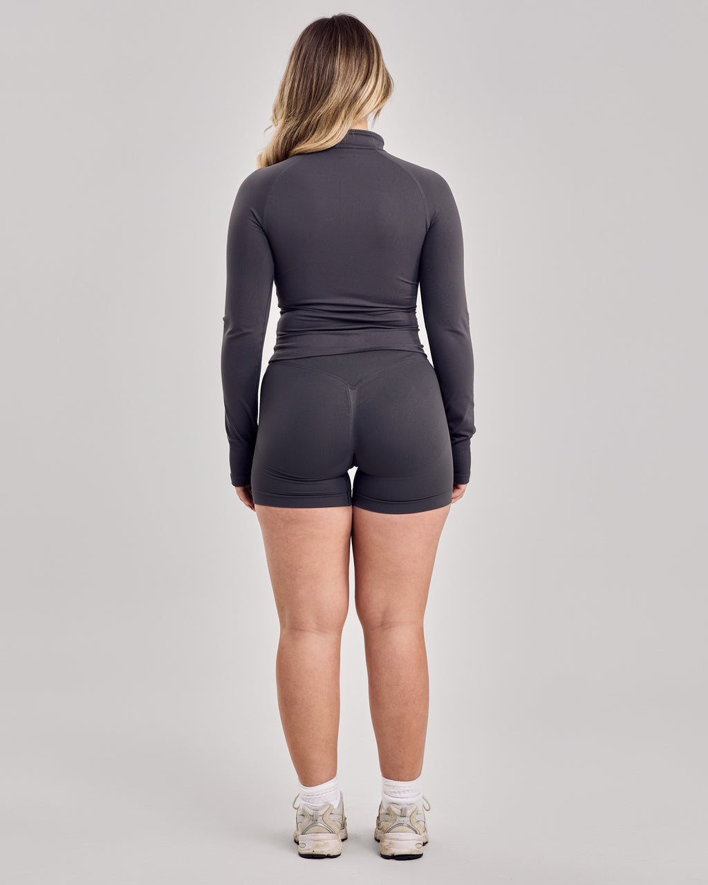 Fitted Seamless Jacket — Graphite