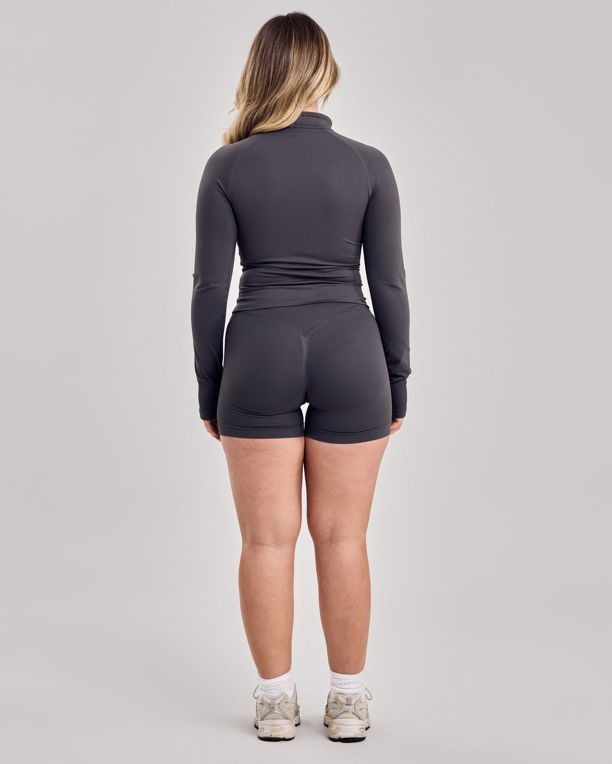 Fitted Seamless Jacket — Graphite