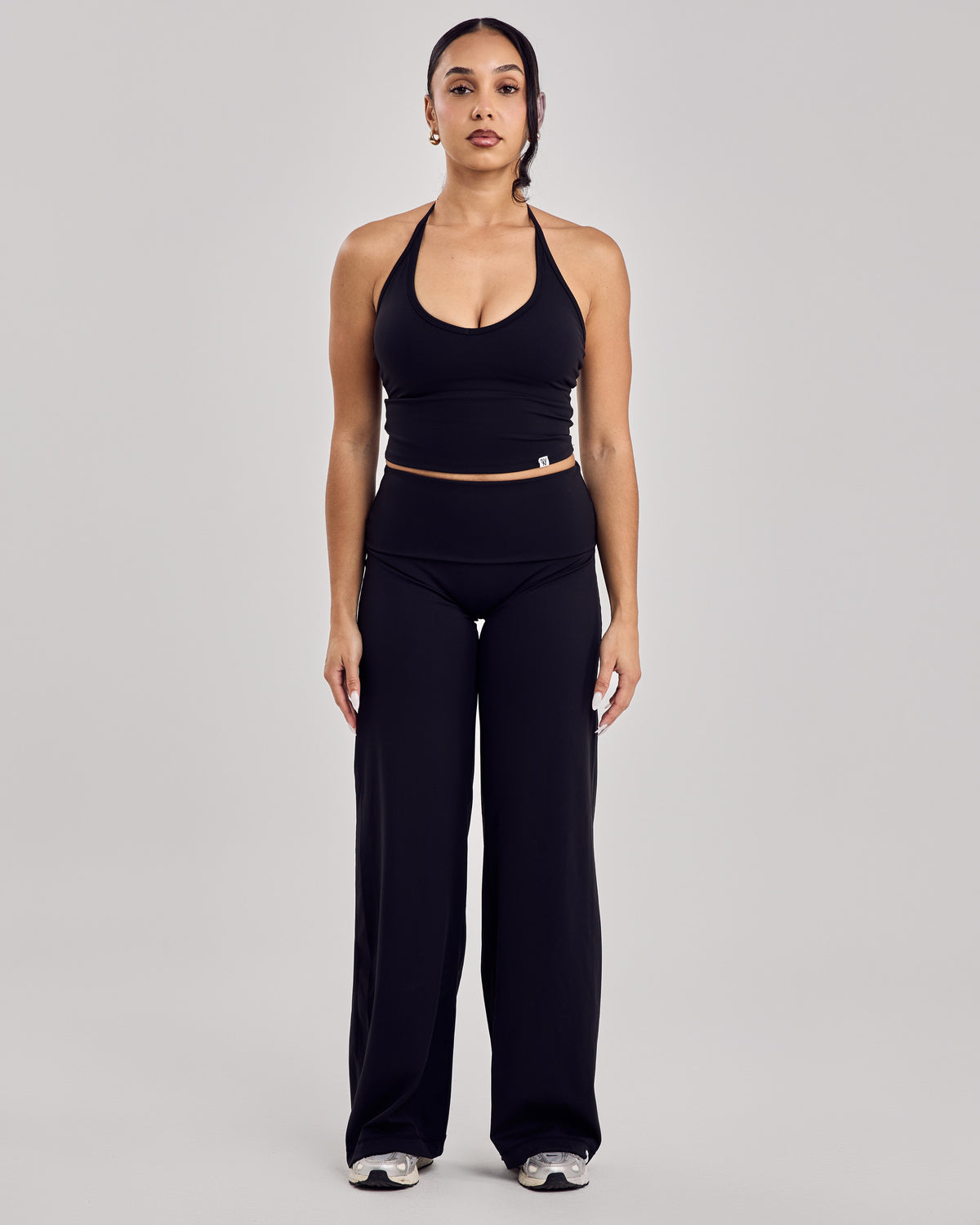 Nova Folded Pants — Jet Black