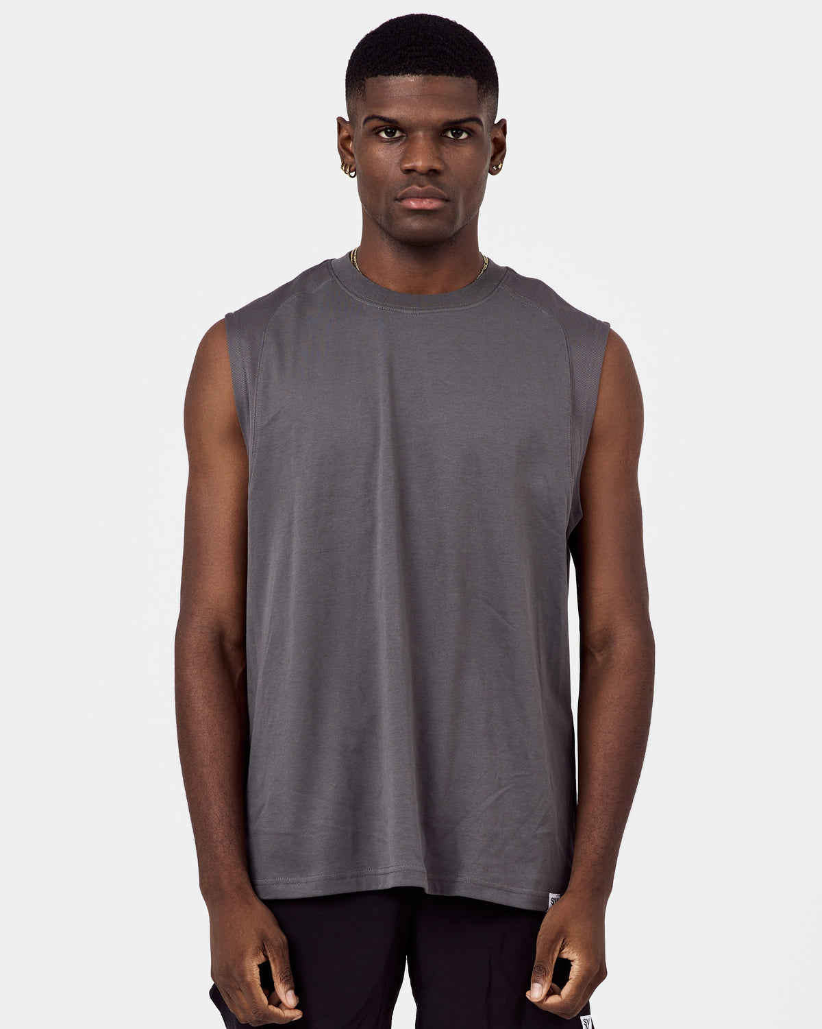 190 Straight Tank Top — Steel Gray