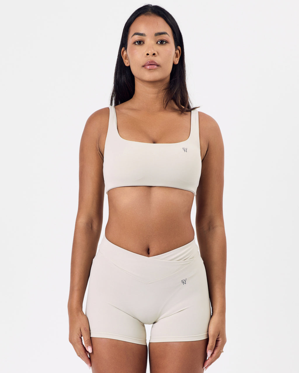 Solstice Square Neck Bra — Bone