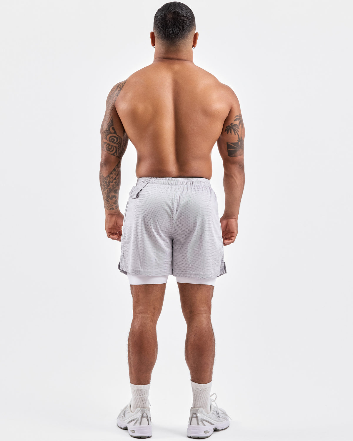 1994 Mesh Shorts — Muted Gray