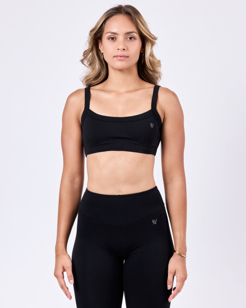 Varsity Classic Bra — Jet Black