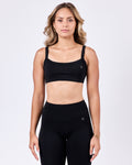 Varsity Classic Bra — Jet Black