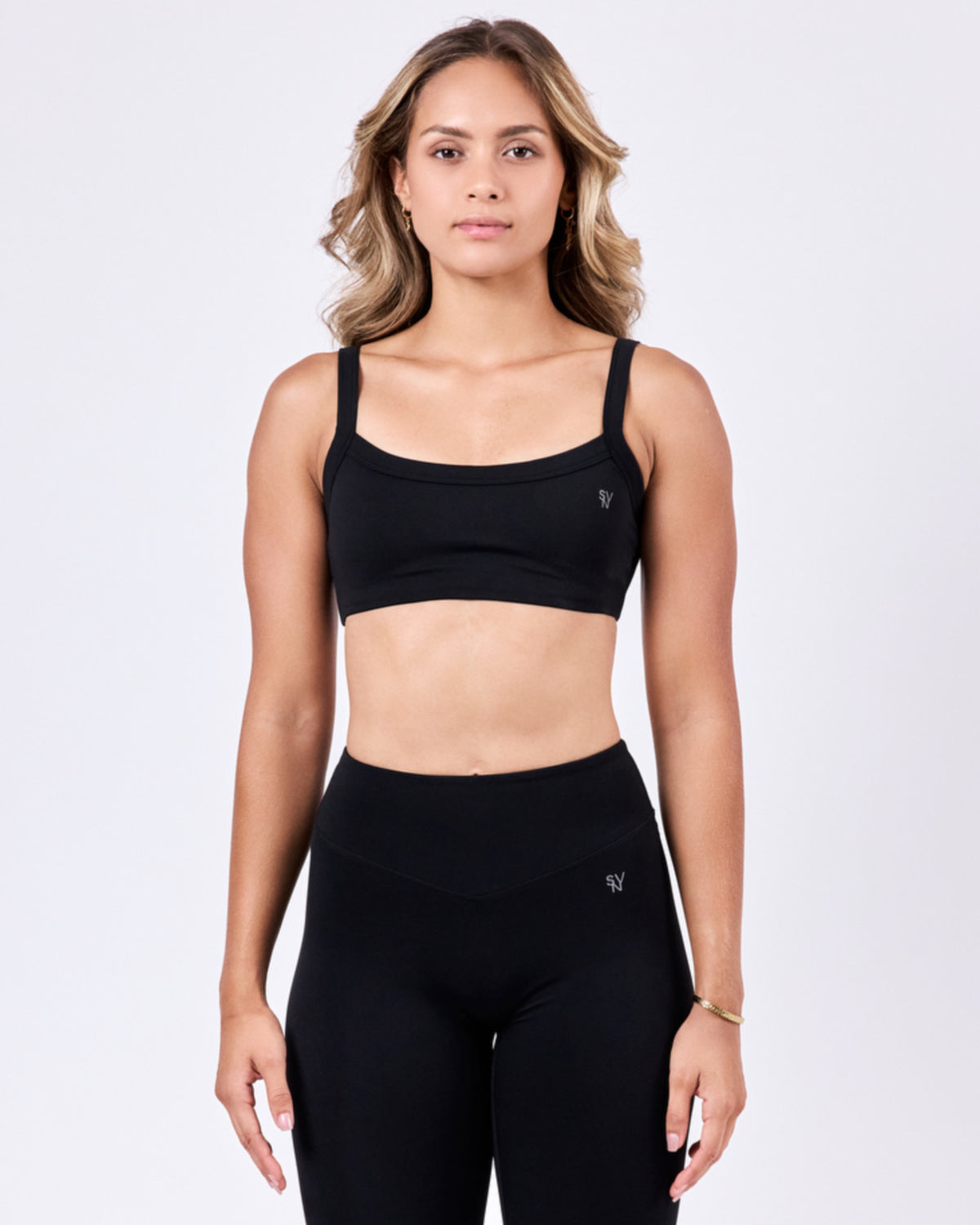 Varsity Classic Bra — Jet Black