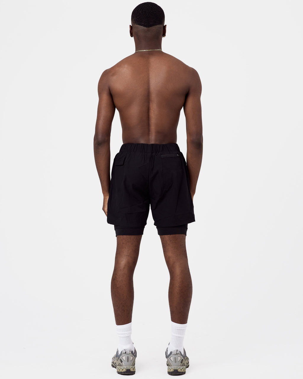 2 in 1 5" Liner Shorts — Jet Black