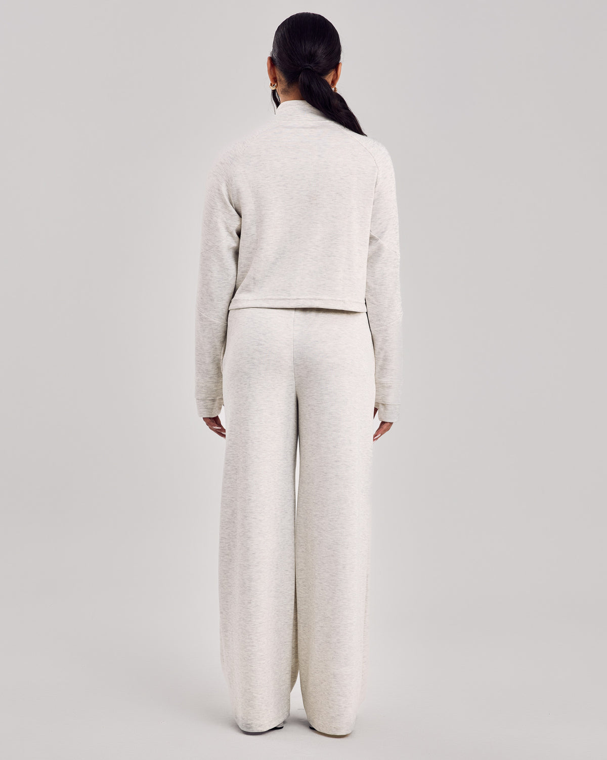 Cloud Wide Leg Jogger Pants — Just Gray