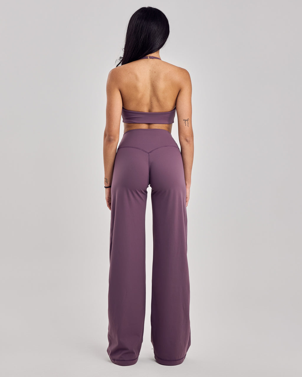 Nova Wide Leg Pants — Violet Latte