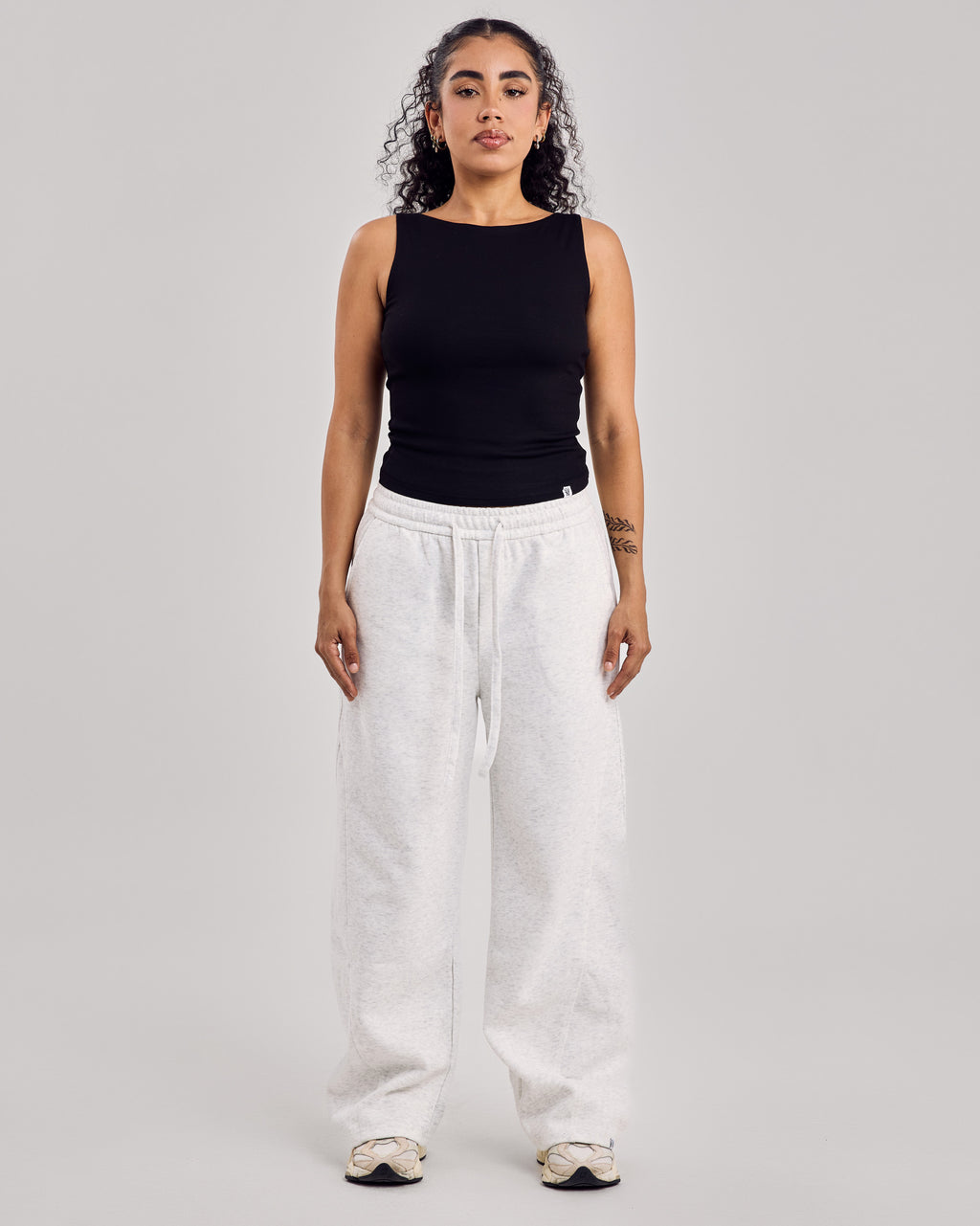 Barrel Jogger Pants — Just Gray