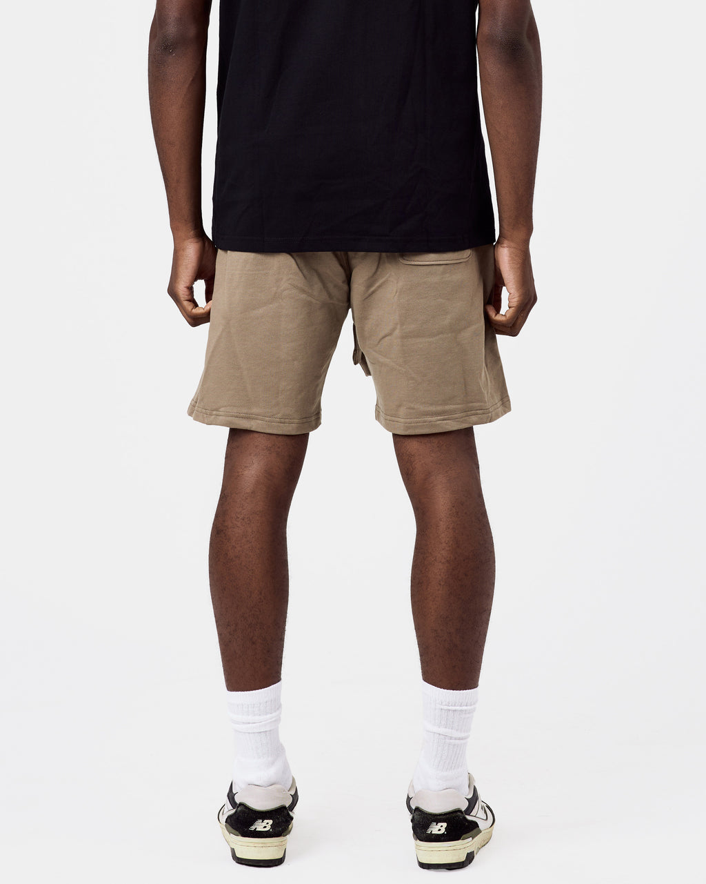 Premium Heavy Cotton Shorts — Muted Taupe