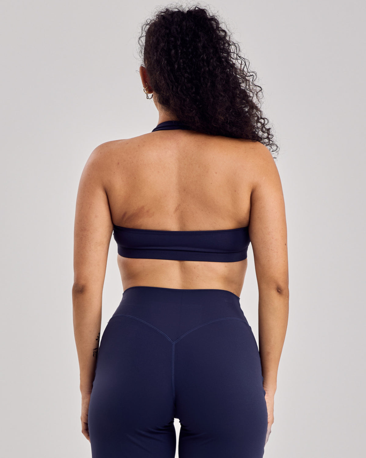 Serenity Halter Bra — Navy