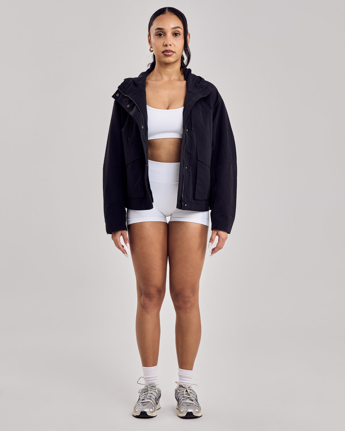 Premium Outdoor Technical Jacket — Jet Black