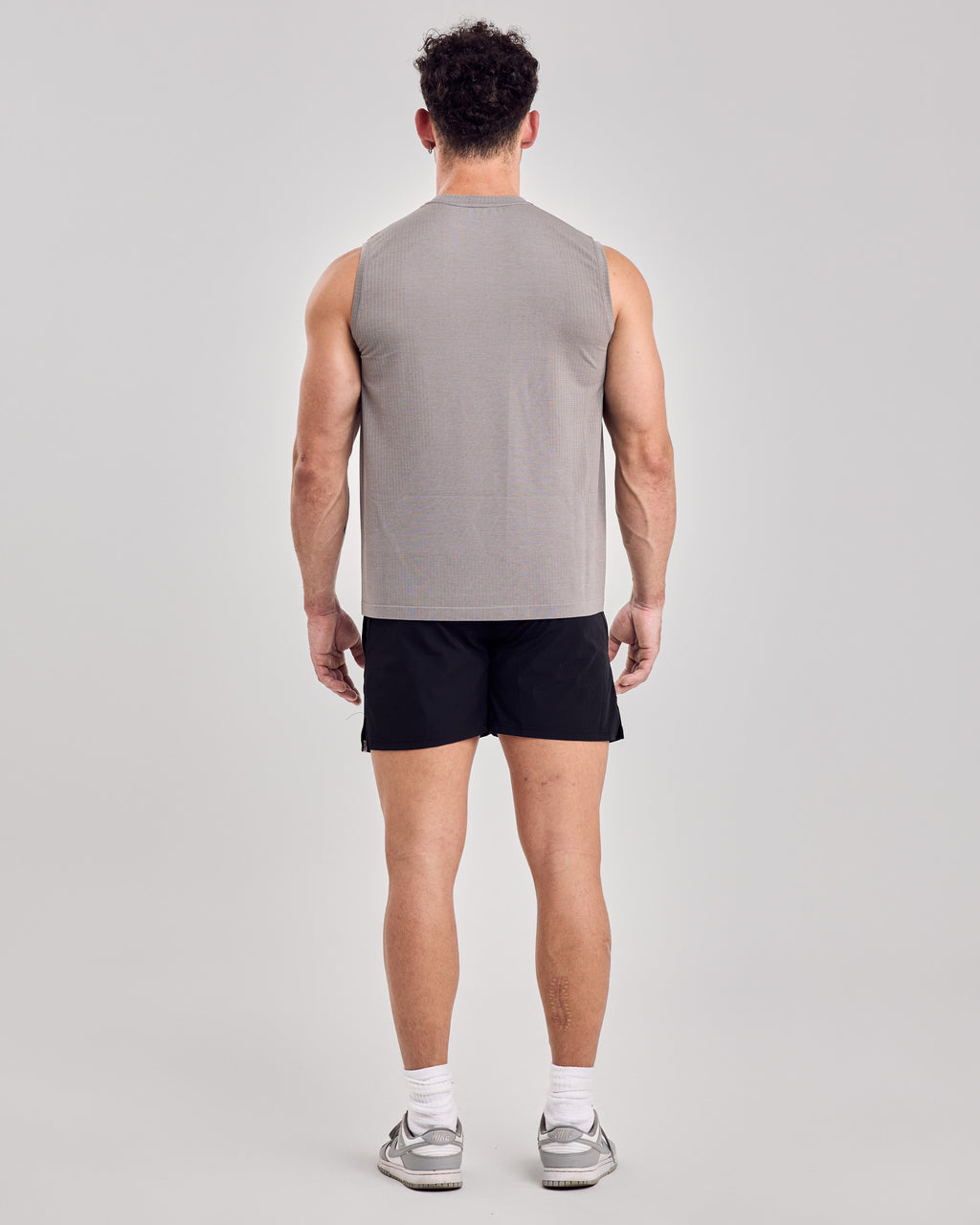 Tank Top Fitted Jersey — Greige