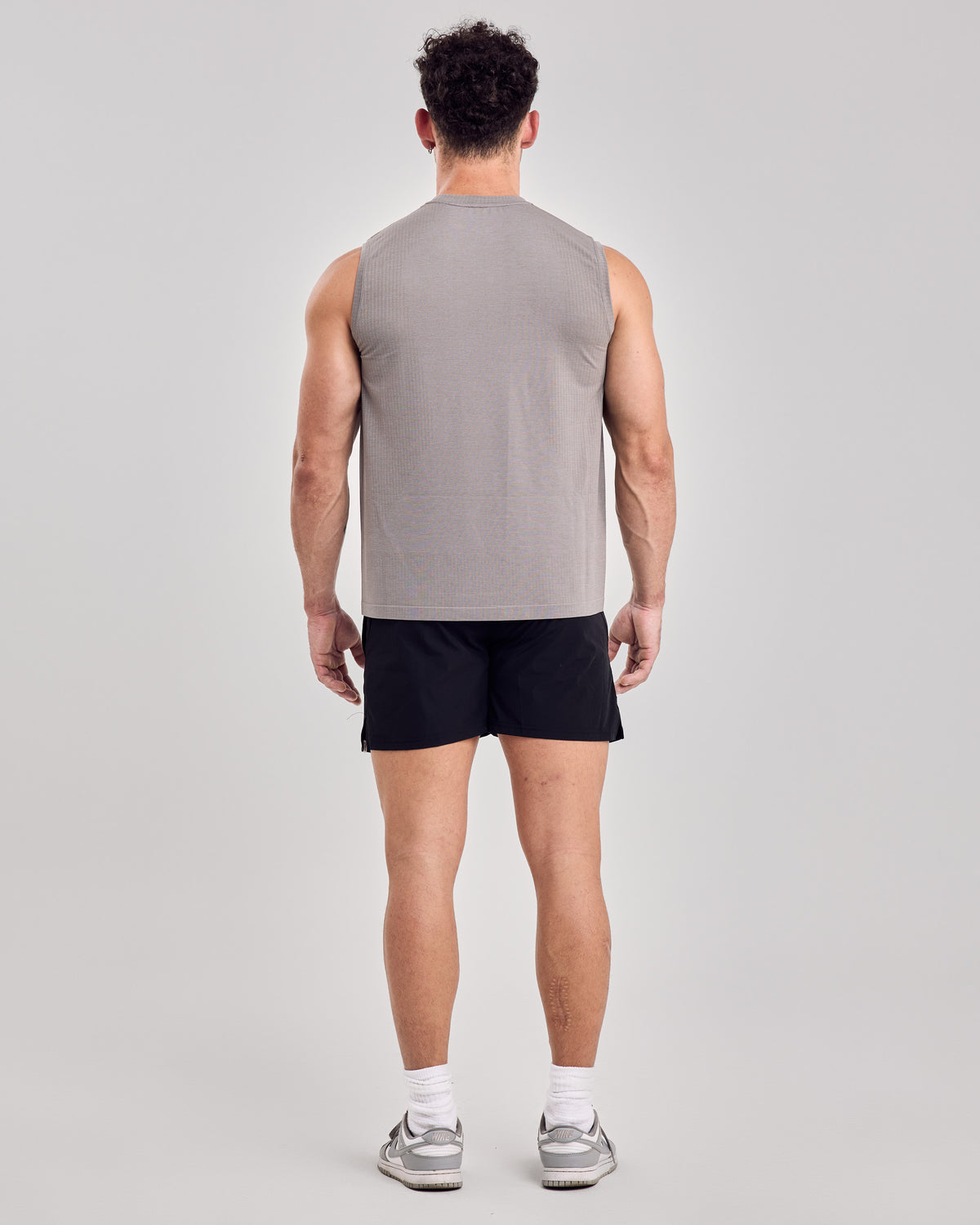 Tank Top Fitted Jersey — Greige