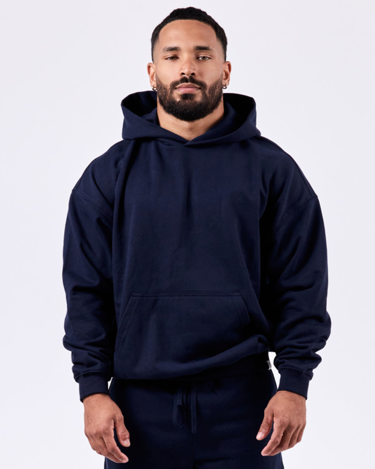 Heavyweight Unisex Hoodie — Navy Blue
