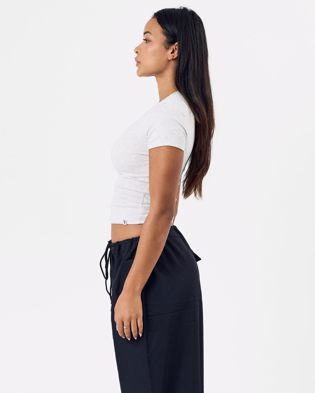 Regular Fitted Cotton T-Shirt — Just Gray