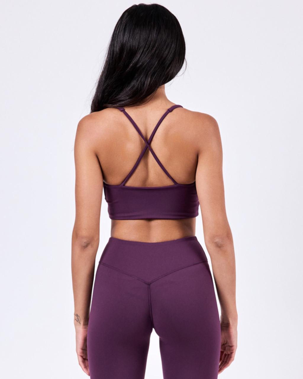 Varsity Plus Bra — Plum