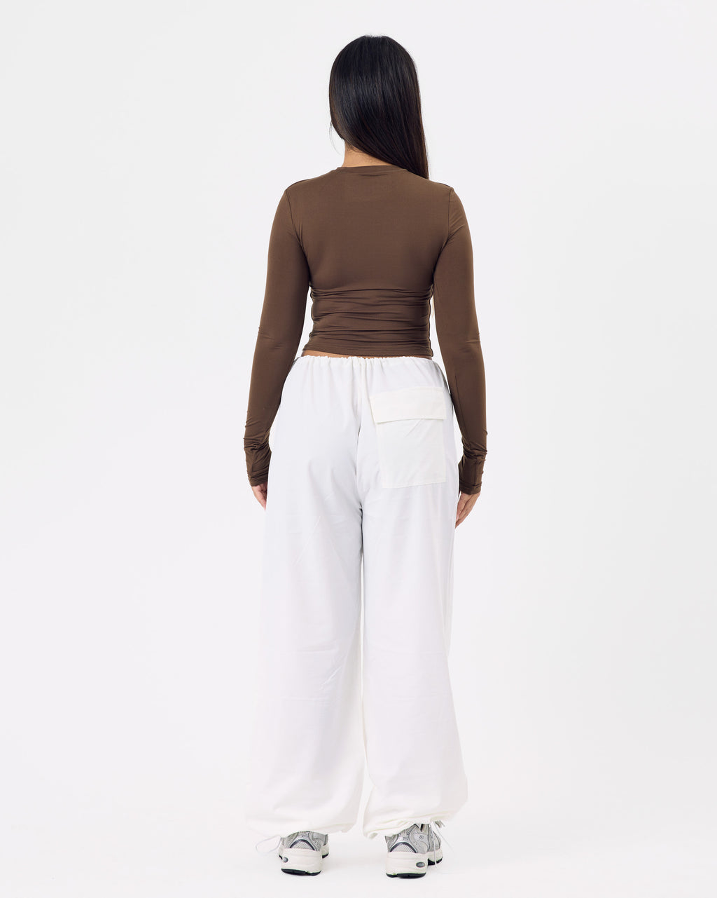 Adjustable Cargo Parachute Pants — Off White
