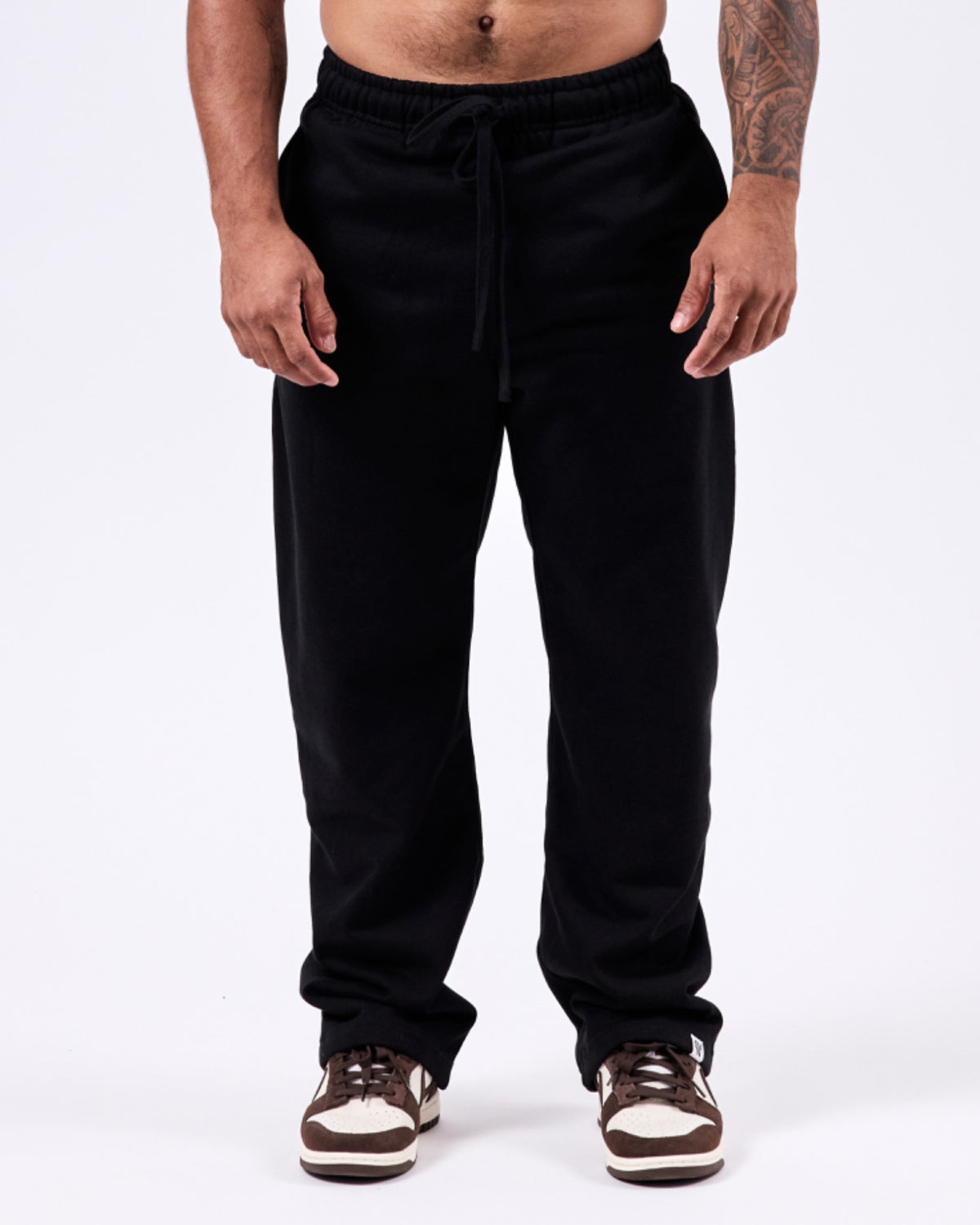Heavyweight Unisex Jogger Pants — Jet Black