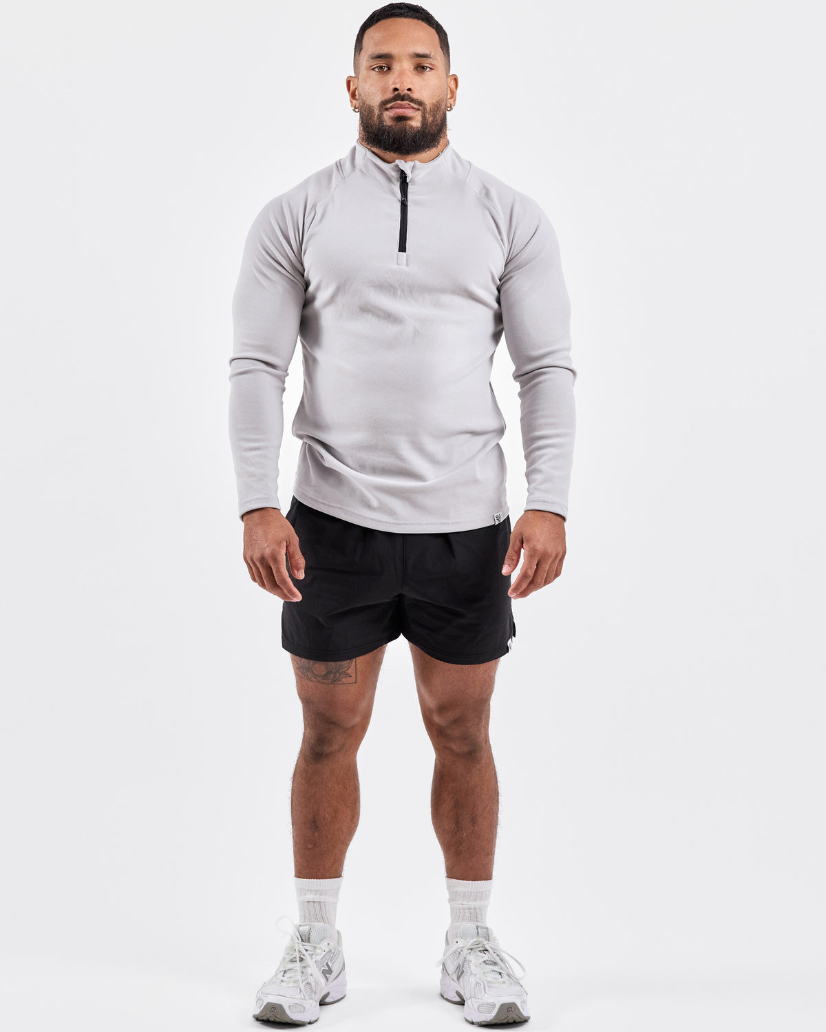 Fitted Thermal Jersey — Light Gray