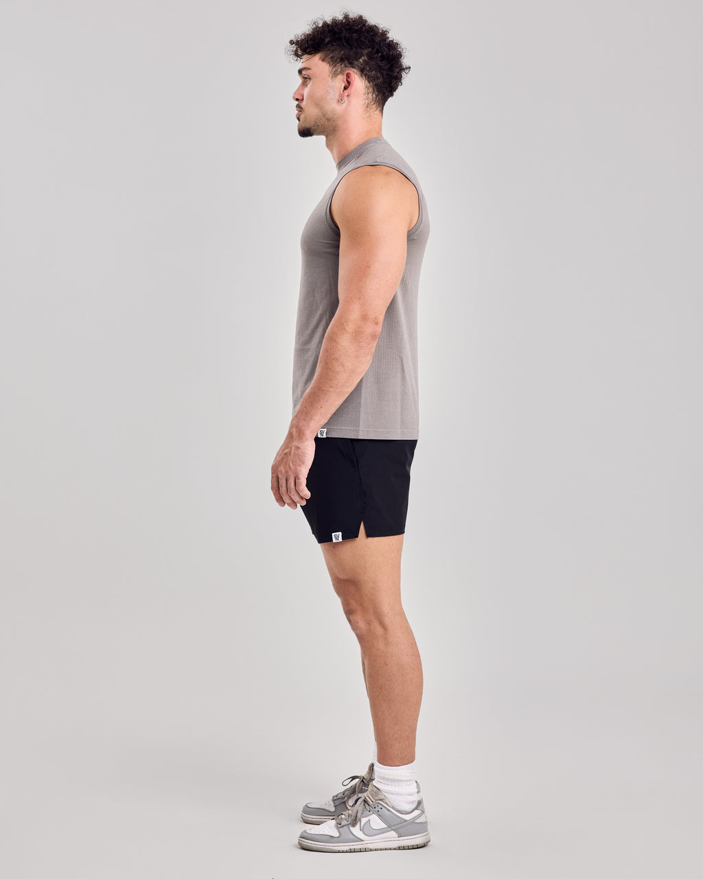 Tank Top Fitted Jersey — Greige